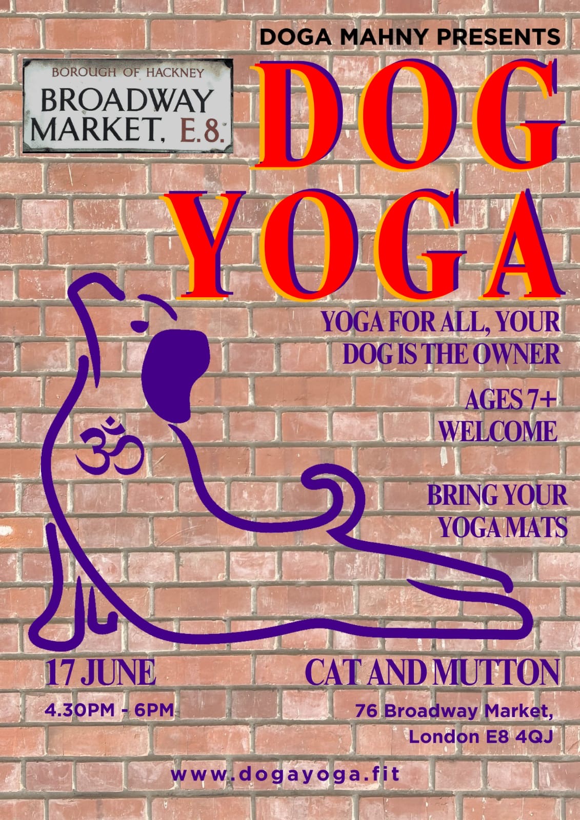 Broadway Doga Poster